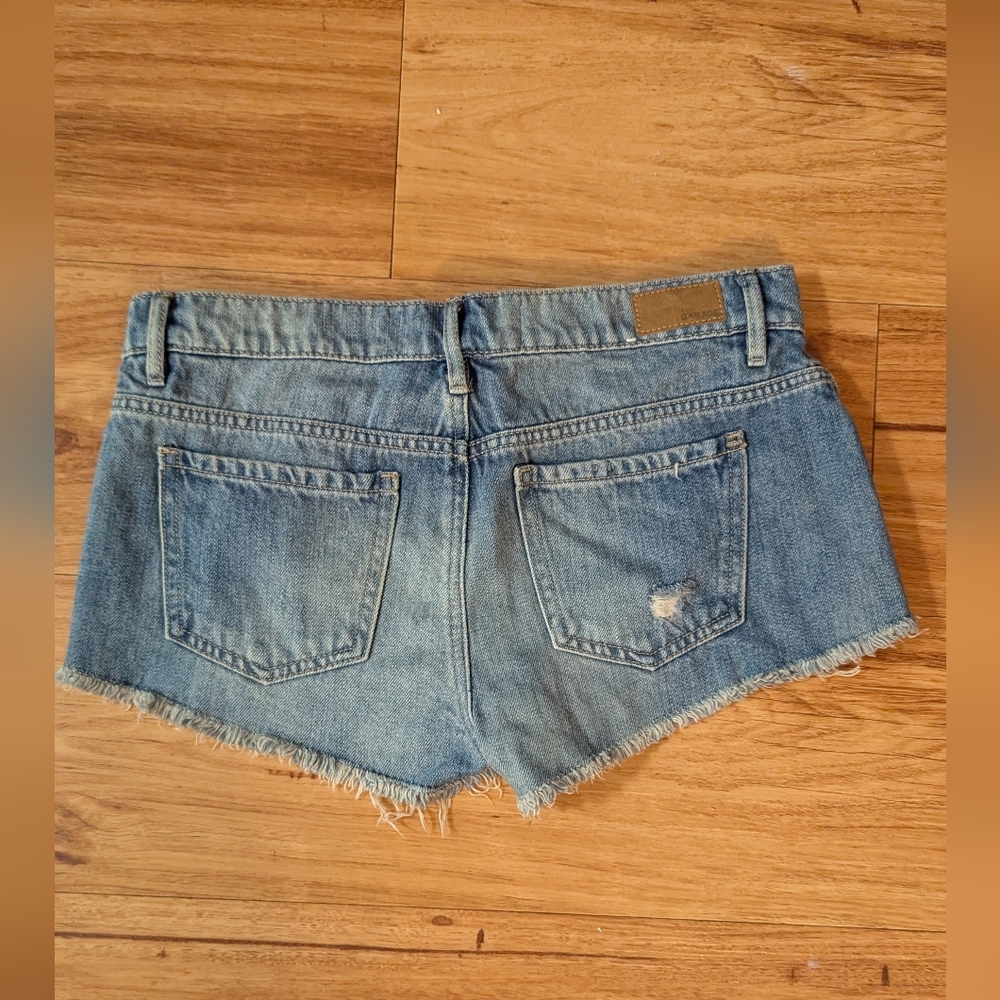 Garage low waisted denim shorts